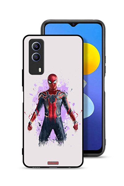 Tolwak غطاء حماية Vivo T1x بتصميم العنكبوت الحديدي