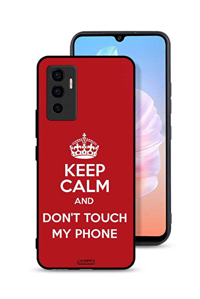 Tolwak Vivo S10e 5G Protective Case Cover Keep Calm And Dont Touch My Phone