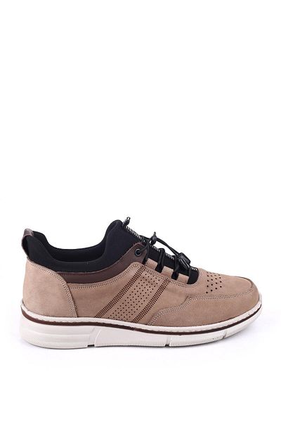 Papuçsepeti Shoe Basket 4705 Men's Anatomical Sole Genuine Leather Casual Shoes
