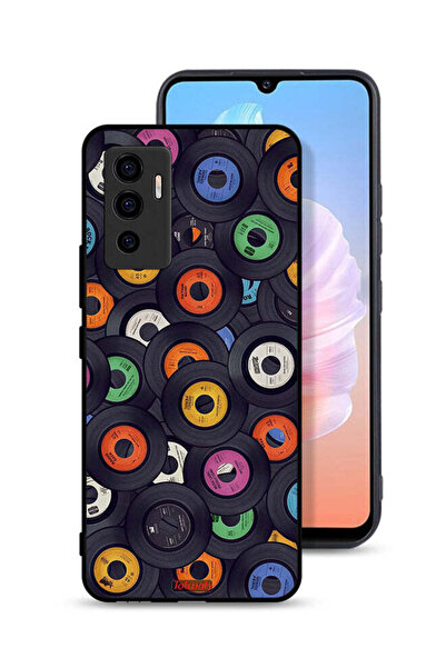Tolwak غطاء حماية لهاتف Vivo S10e 5G بنقشة أقراص مضغوطة
