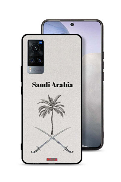 Tolwak غطاء حماية لهاتف فيفو X60t - لوحة فنية لعلامة المملكة العربية السعودية