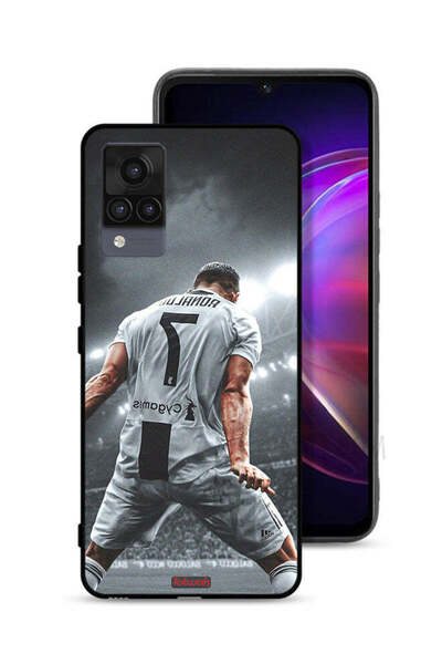 Tolwak غطاء حماية لهاتف Vivo V21 بشعار احتفال كريستيانو رونالدو