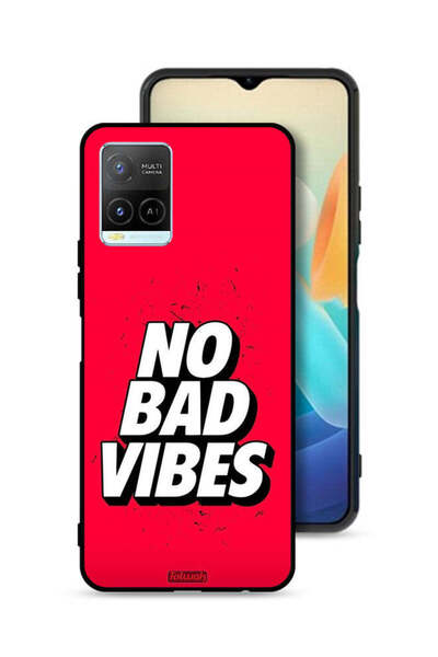 Tolwak Vivo Y21 Protective Case Cover No Bad Vibes