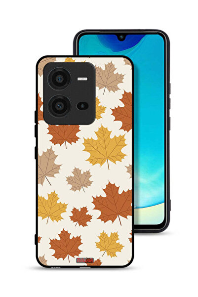 Tolwak غطاء حماية لهاتف Vivo V25 5G بنقشة أوراق الخريف
