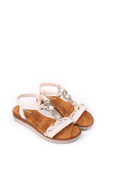 Papuçsepeti Shoe Basket 361 Women's Daily Anatomical Comfortable Sole Sandals