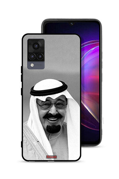 Tolwak غطاء حماية لهاتف فيفو V21 صورة الملك عبدالله مبتسمًا