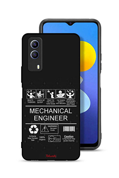 Tolwak غطاء حماية لجهاز Vivo T1x، ملصق المهندس الميكانيكي