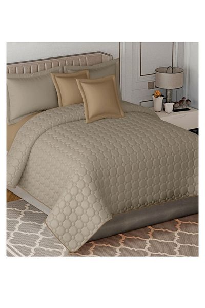 smart home 100% Microfiber Double Bedspread, King Size, 6 Piece Set, 250X230 cm