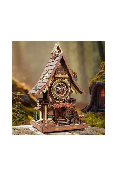 ROKR 3D Puzzle, Wooden Cuckoo Clock, ROKR, Wood, 435 pieces