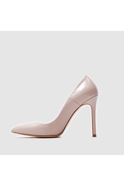 TOGO Pudra Hakiki Deri Kadın Stiletto [051092]