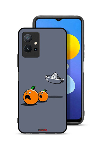 Tolwak غطاء حماية لهاتف Vivo Y75 5G بتصميم فني رقمي بسيط وفكاهي