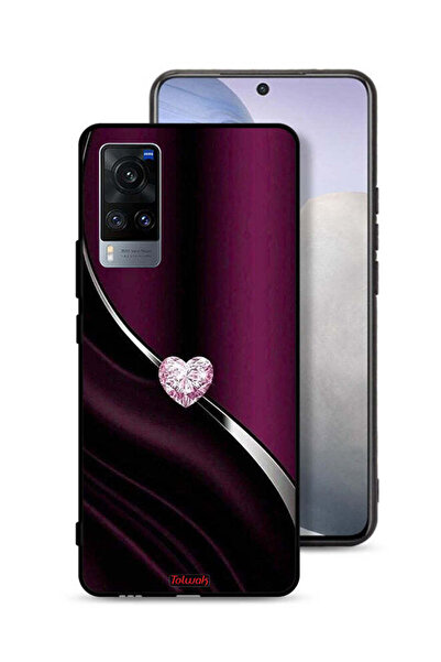 Tolwak غطاء حماية فيفو X60 على شكل قلب ماسي