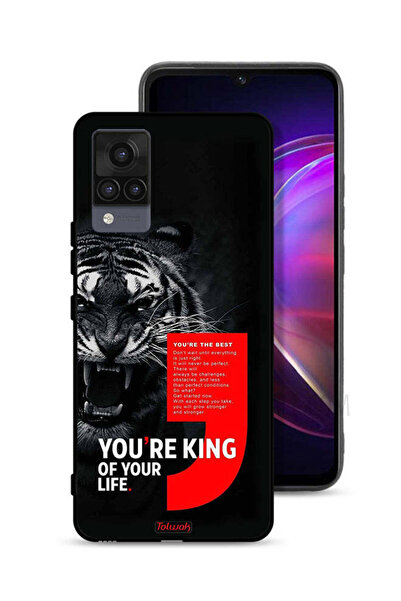 Tolwak غطاء حماية لهاتف Vivo V21 أنت ملك حياتك
