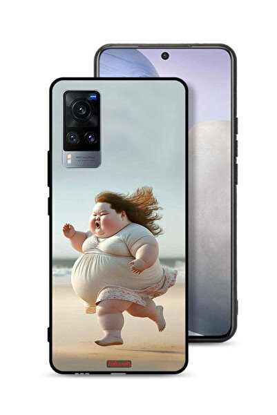 Tolwak غطاء حماية Vivo X60 لفتاة سمينة تركض