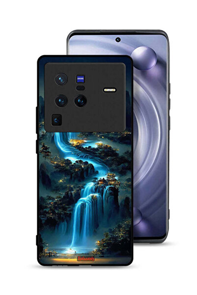 Tolwak غطاء حماية لهاتف Vivo X80 Pro بتصميم شلال