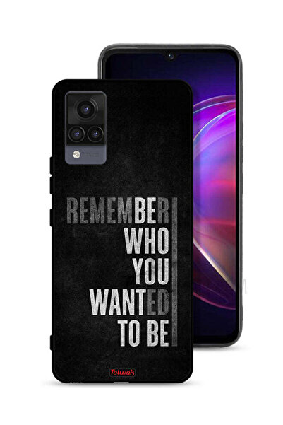 Tolwak غطاء حماية لهاتف Vivo V21 تذكر من أردت أن تكون