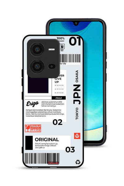 Tolwak غطاء حماية لهاتف Vivo V25 5G - ملصق ياباني