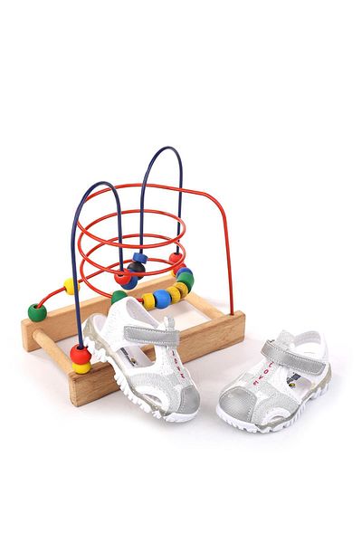 Papuçsepeti Shoe Basket - Arzn 4835 Baby Girl Orthopedic Comfortable Sole Sandals