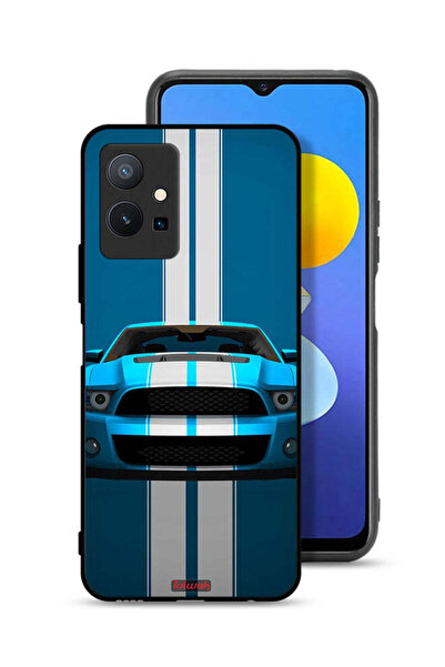 Tolwak Vivo T1 5G Protective Case Cover Car Abstract Art