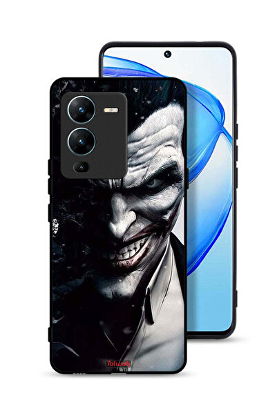 Tolwak غطاء حماية لهاتف Vivo V25 Pro 5G بتصميم نصف وجه جوكر