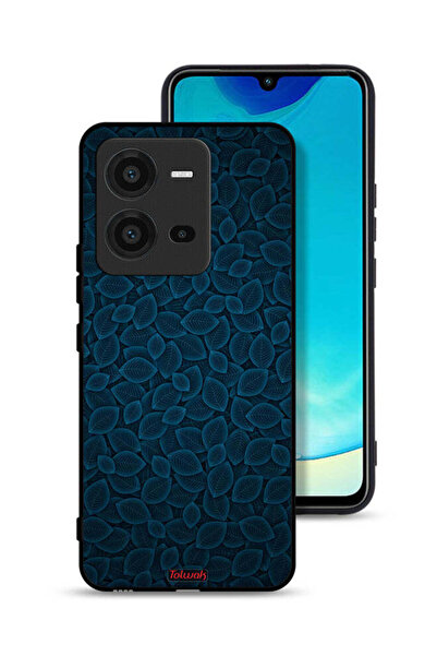 Tolwak Vivo V25 5G Protective Case Cover Digital Art Leaves Pattern