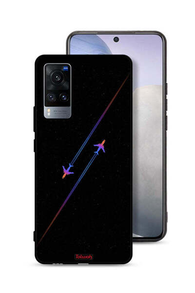 Tolwak Vivo X60 Protective Case Cover Airplanes Art