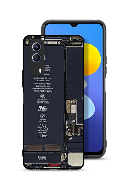 Tolwak غطاء حماية لهاتف Vivo T1x بنمط دائرة الهاتف