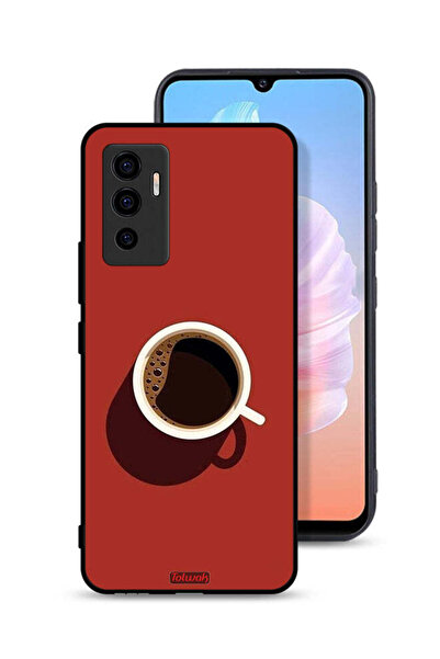 Tolwak غطاء حماية لهاتف Vivo S10e 5G بفنجان قهوة