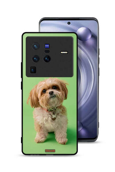 Tolwak غطاء حماية لهاتف Vivo X80 Pro بتصميم جرو لطيف