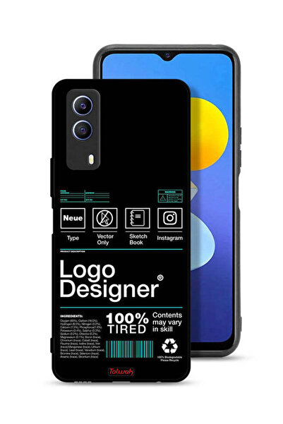 Tolwak Vivo T1x Protective Case Cover Logo Designer Sticker