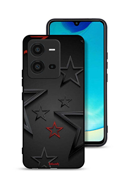 Tolwak غطاء حماية بنقشة نجوم لهاتف Vivo V25 5G