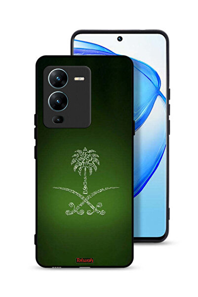 Tolwak غطاء حماية لهاتف فيفو V25 برو 5G بعلامة المملكة العربية السعودية القديمة