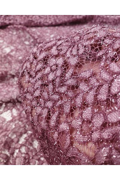 Kumaş Parça Lace in Pink Color (Width 130 cm X Length 220 cm)