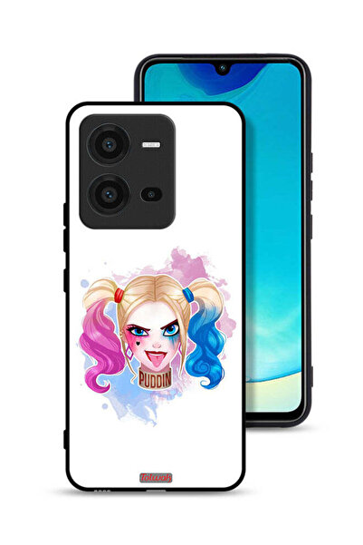 Tolwak غطاء حماية لهاتف Vivo V25 5G برسومات هارلي كوين