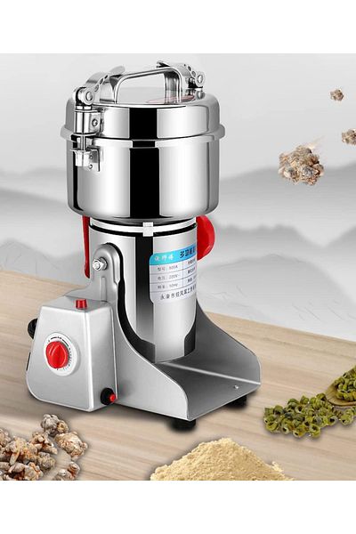 Primo Plus 800g Grinder, Stainless Steel Powder Grinder, Ultra-Fine Grinding Technology, Can Grind Coffee 3200w