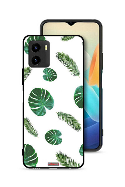 Tolwak غطاء حماية لهاتف Vivo Y15s بنقشة ريش فنية