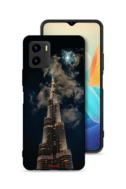 Tolwak Vivo Y15s Protective Case Cover Burj Khalifa In Night