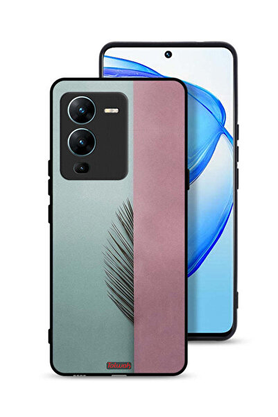 Tolwak غطاء حماية لهاتف Vivo V25 Pro 5G بأوراق نصفية