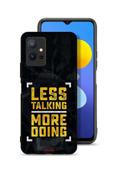 Tolwak Vivo T1 5G Protective Case Cover Less Talking More Doing