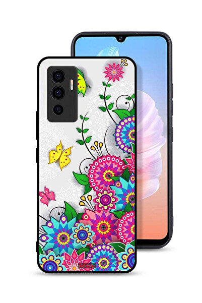 Tolwak غطاء حماية لهاتف Vivo S10e 5G بنقشة زهور ماندالا