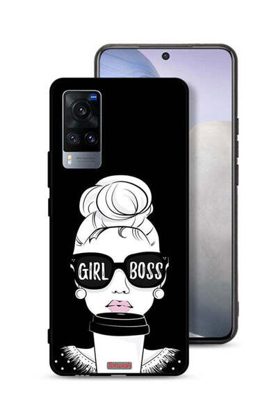 Tolwak غطاء حماية لهاتف Vivo X60 بتصميم Girl Boss
