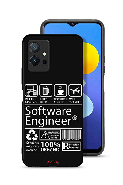 Tolwak غطاء حماية لهاتف Vivo Y75 5G، ملصق مهندس برمجيات