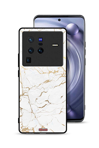 Tolwak غطاء حماية لهاتف Vivo X80 Pro بنمط رخامي