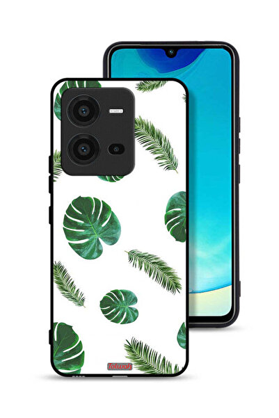 Tolwak غطاء حماية لهاتف Vivo V25 5G بنقشة ريش فنية