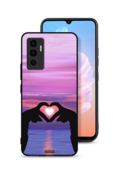 Tolwak Vivo V23e Protective Case Cover Heart Moon