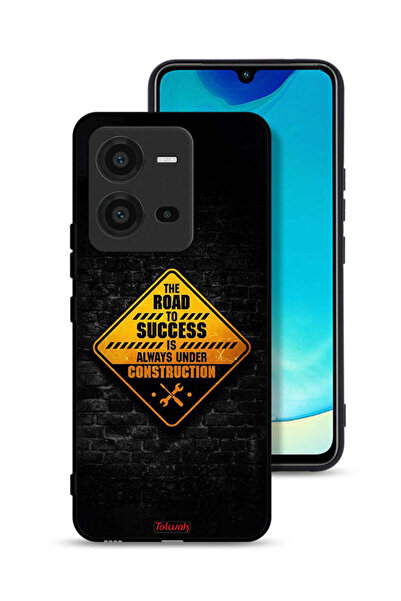 Tolwak غطاء حماية لهاتف Vivo V25 5G الطريق إلى النجاح دائمًا قيد الإنشاء