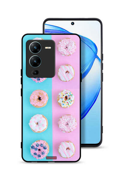 Tolwak غطاء حماية لهاتف Vivo V25 Pro 5G بنقشة دوناتس هيذر