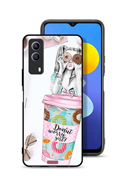 Tolwak Vivo T1x Protective Case Cover Donut Worry Girl
