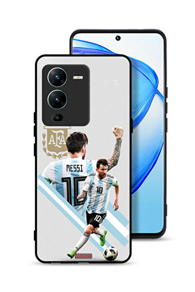 Tolwak غطاء حماية لهاتف Vivo V25 Pro 5G برسومات ليو ميسي
