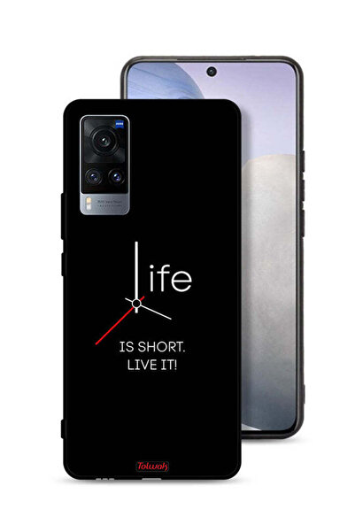 Tolwak Vivo X60 Protective Case Cover Life Is Short Live It